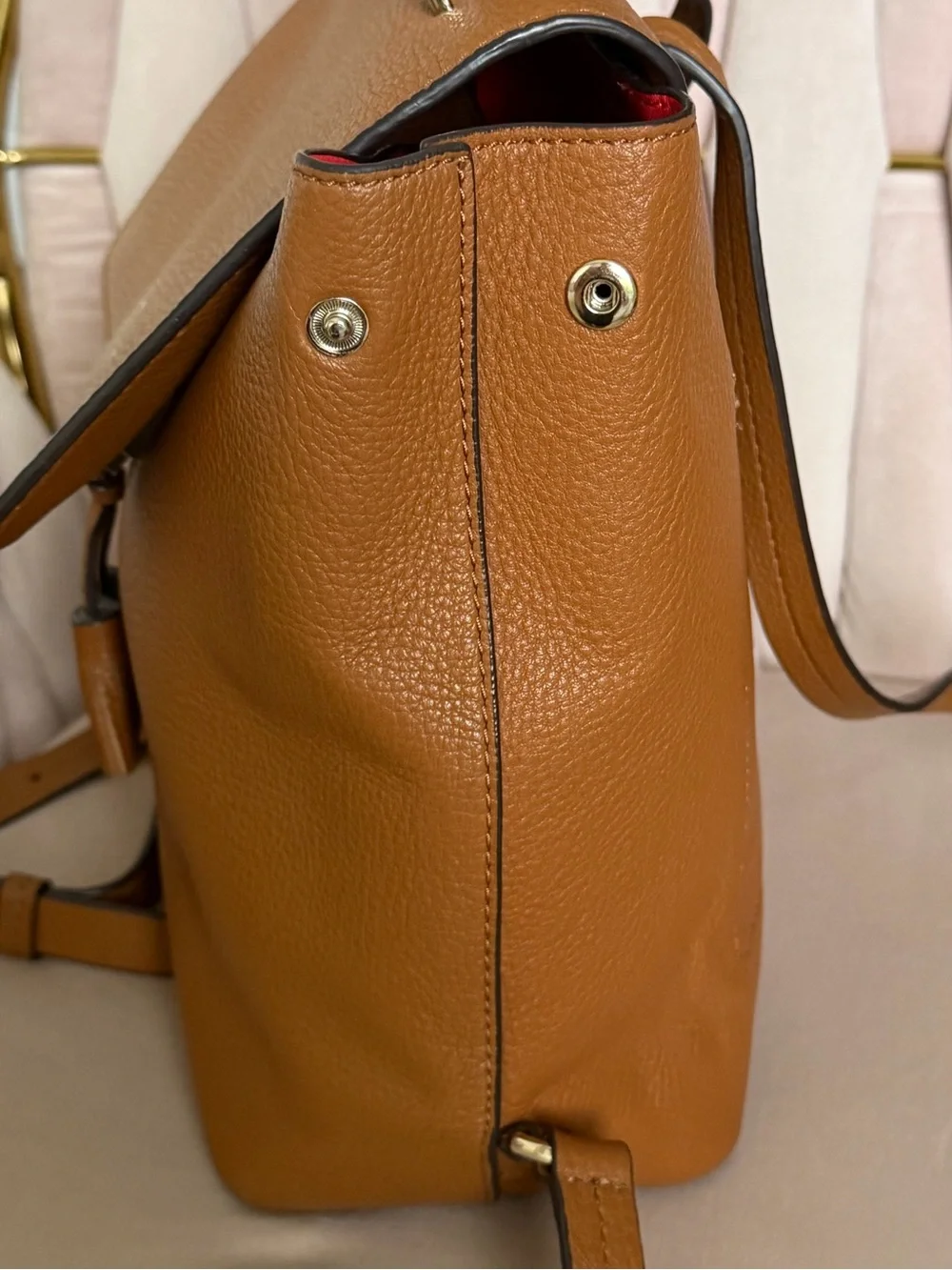 Kate Spade ♠️ Hayes Street Brown Leather Medium Backpack